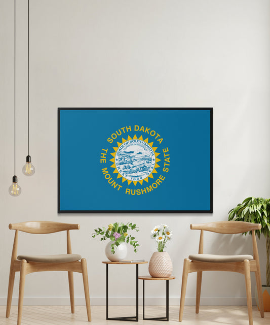 South Dakota State Flag Poster - Matte Paper