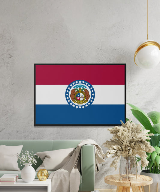 Missouri State Flag Poster - Matte Paper