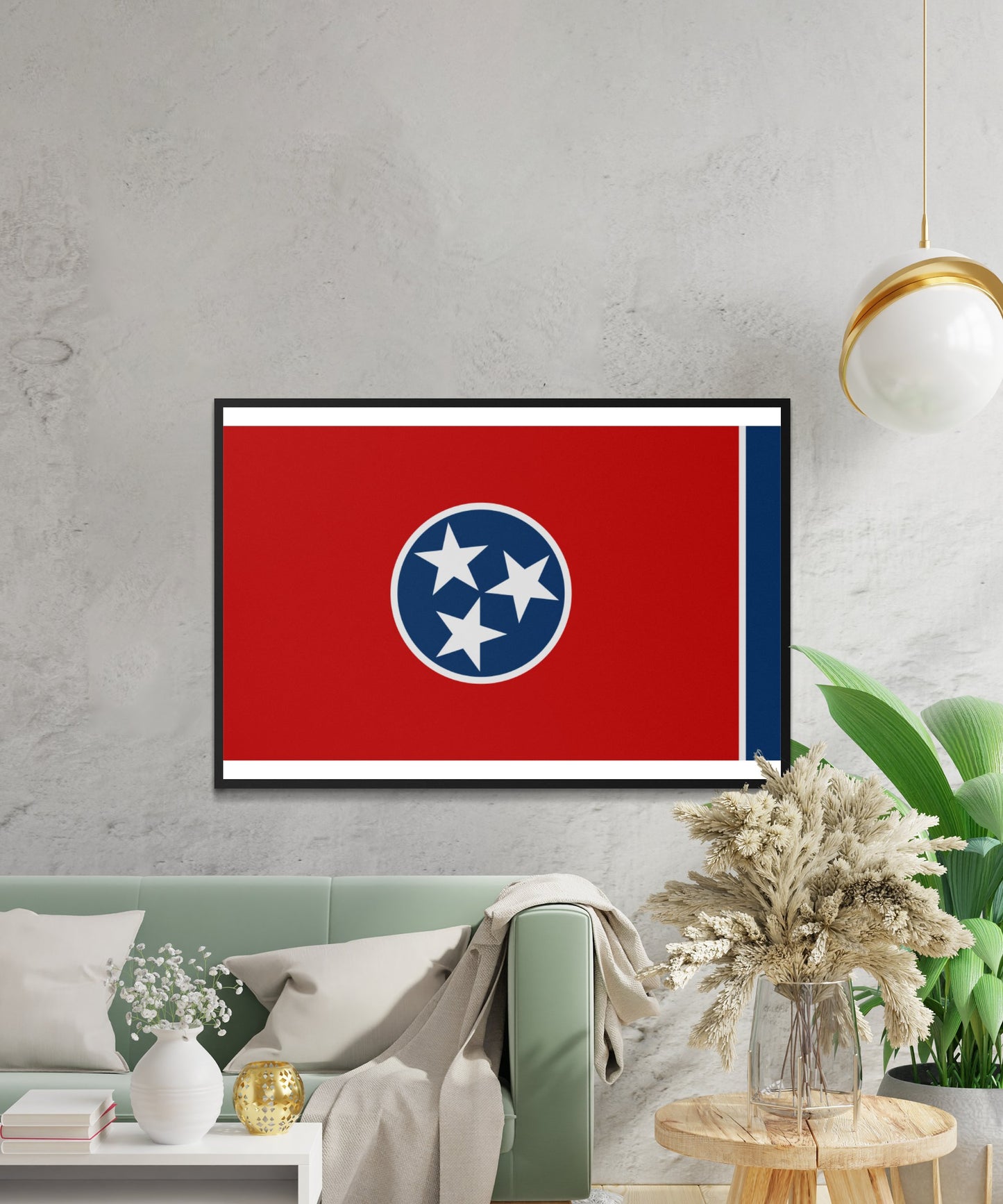 Tennessee State Flag Poster - Matte Paper