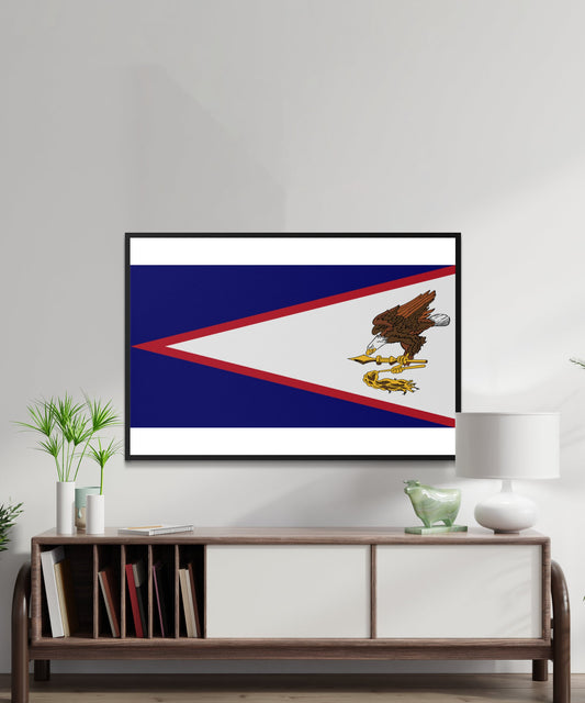 American Samoa State Flag Poster - Matte Paper