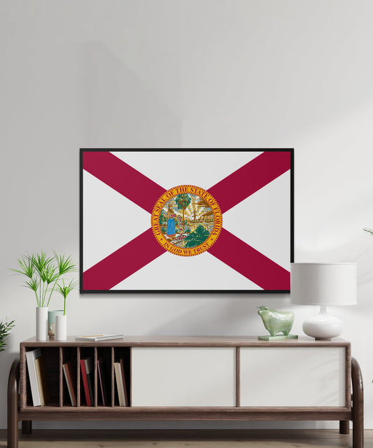 Florida State Flag Poster - Matte Paper