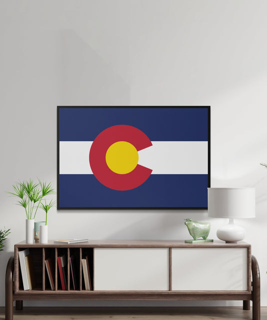 Colorado State Flag Poster - Matte Paper