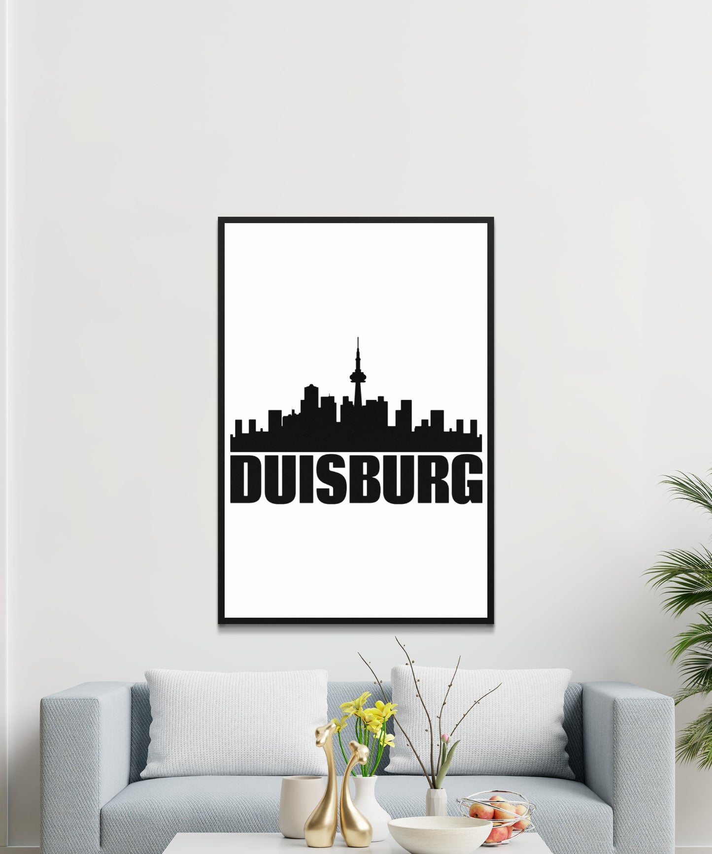 Duisburg Skyline Poster - Matte Paper