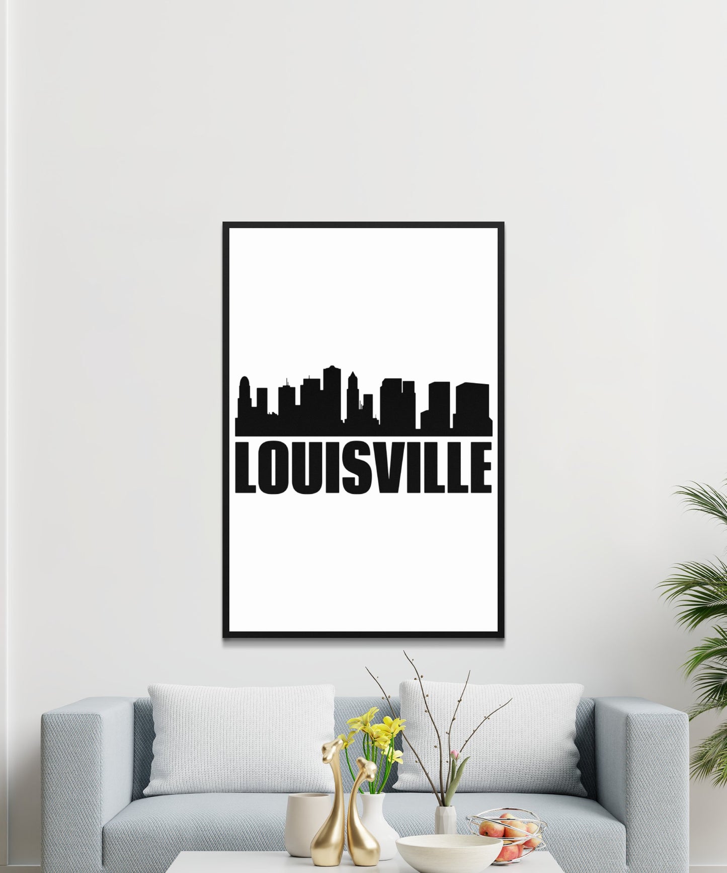 Louisville Skyline Poster - Matte Paper
