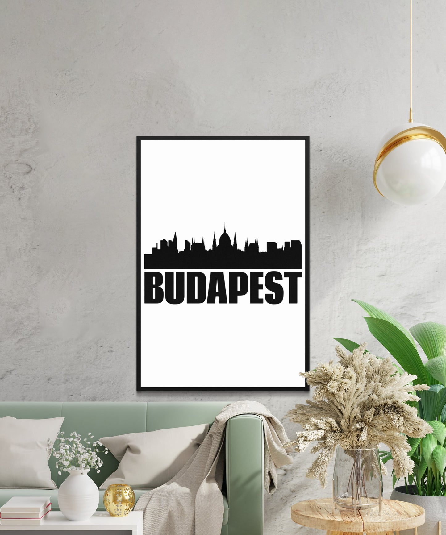 Budapest Skyline Poster - Matte Paper