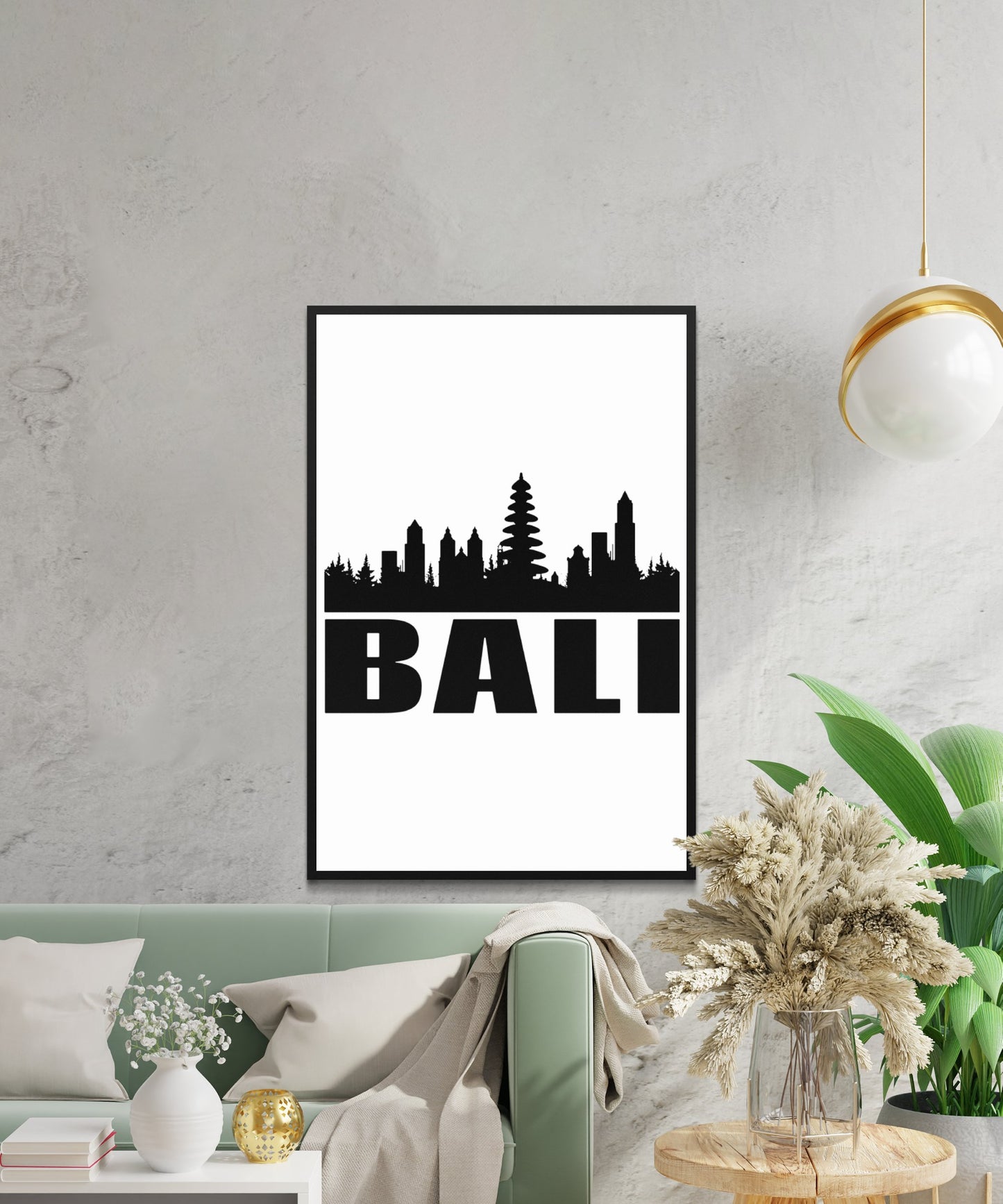 Bali Skyline Poster - Matte Paper