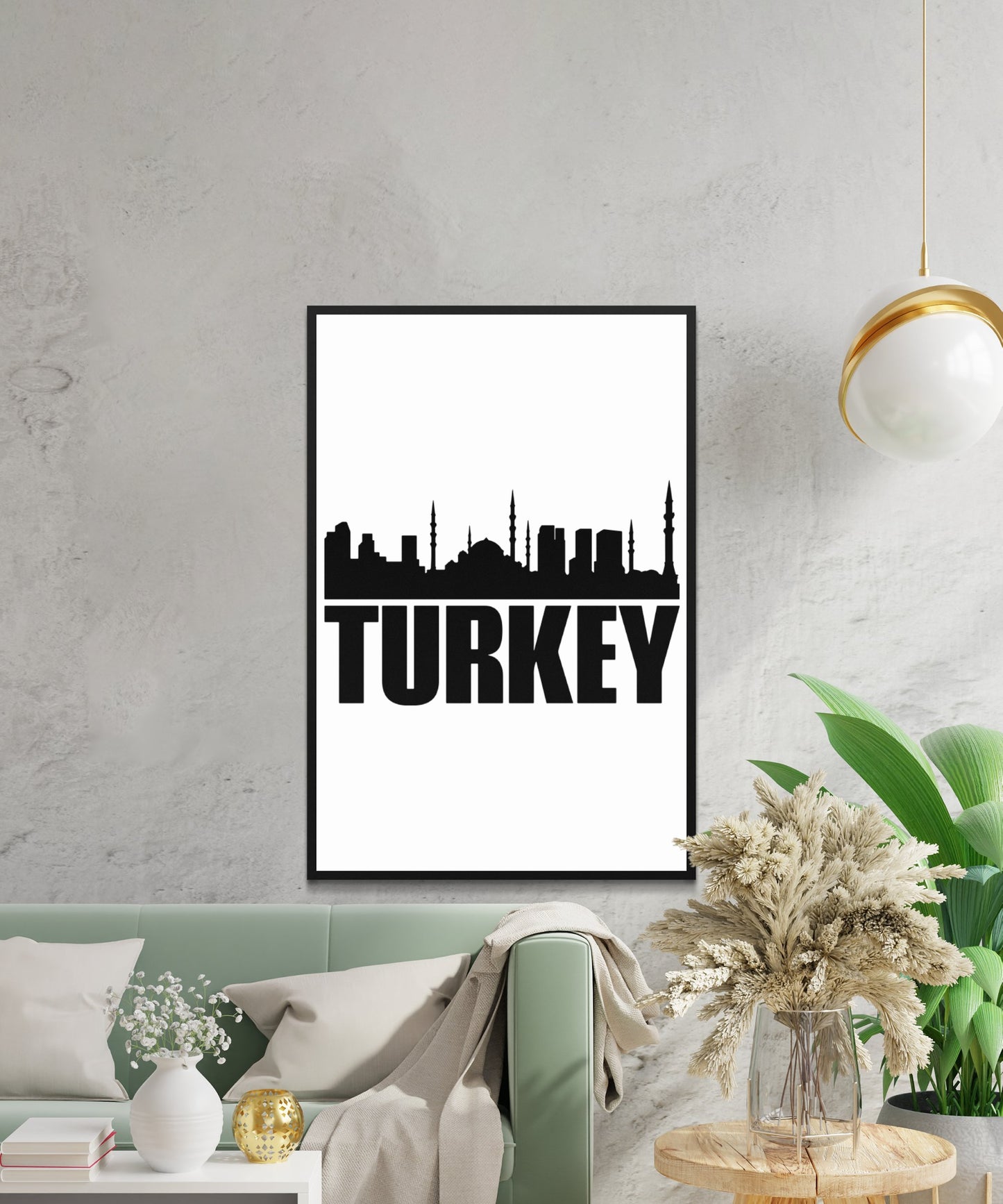 Turkey Skyline Poster - Matte Paper