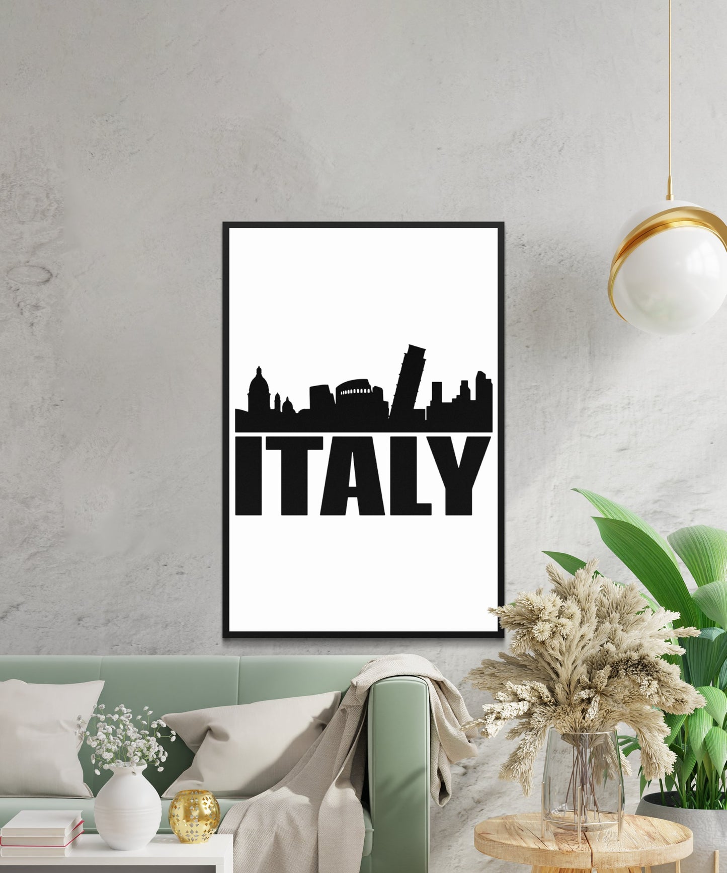 Italy Skyline Poster - Matte Paper