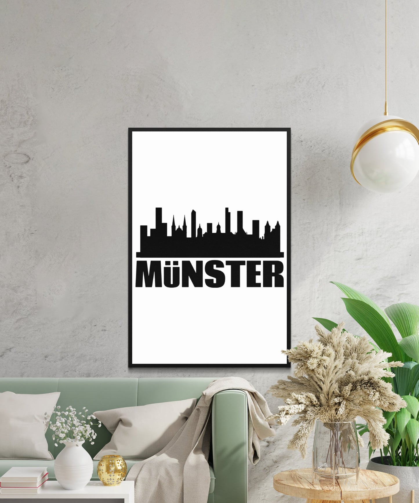 Munster Skyline Poster - Matte Paper