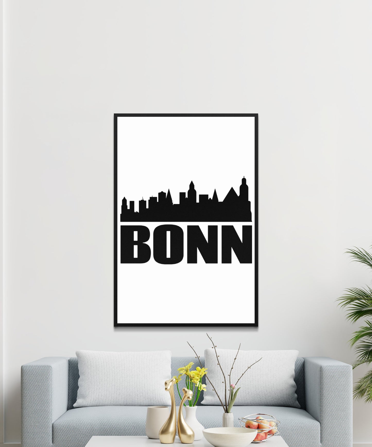 Bonn Skyline Poster - Matte Paper