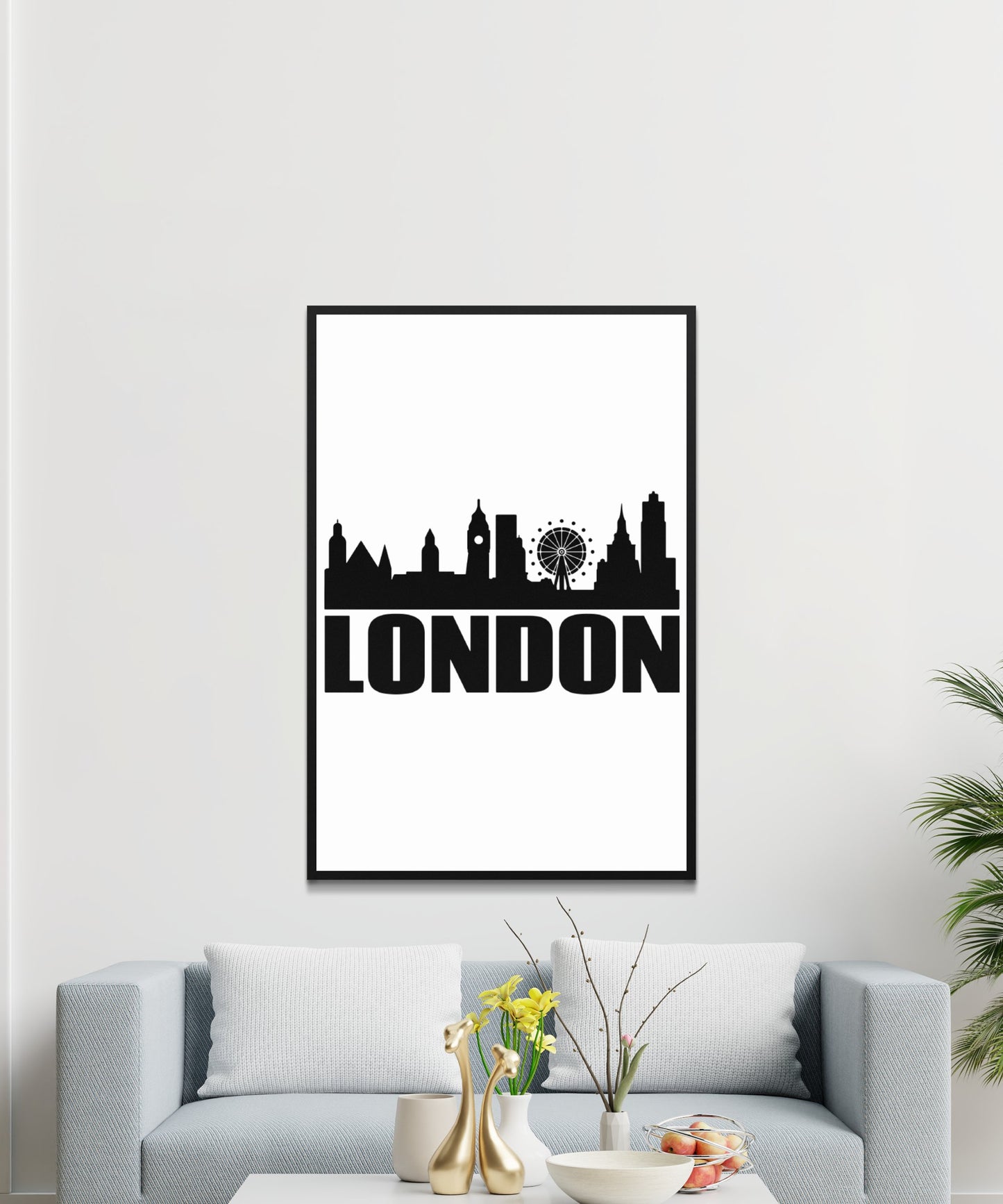 London Skyline Poster - Matte Paper