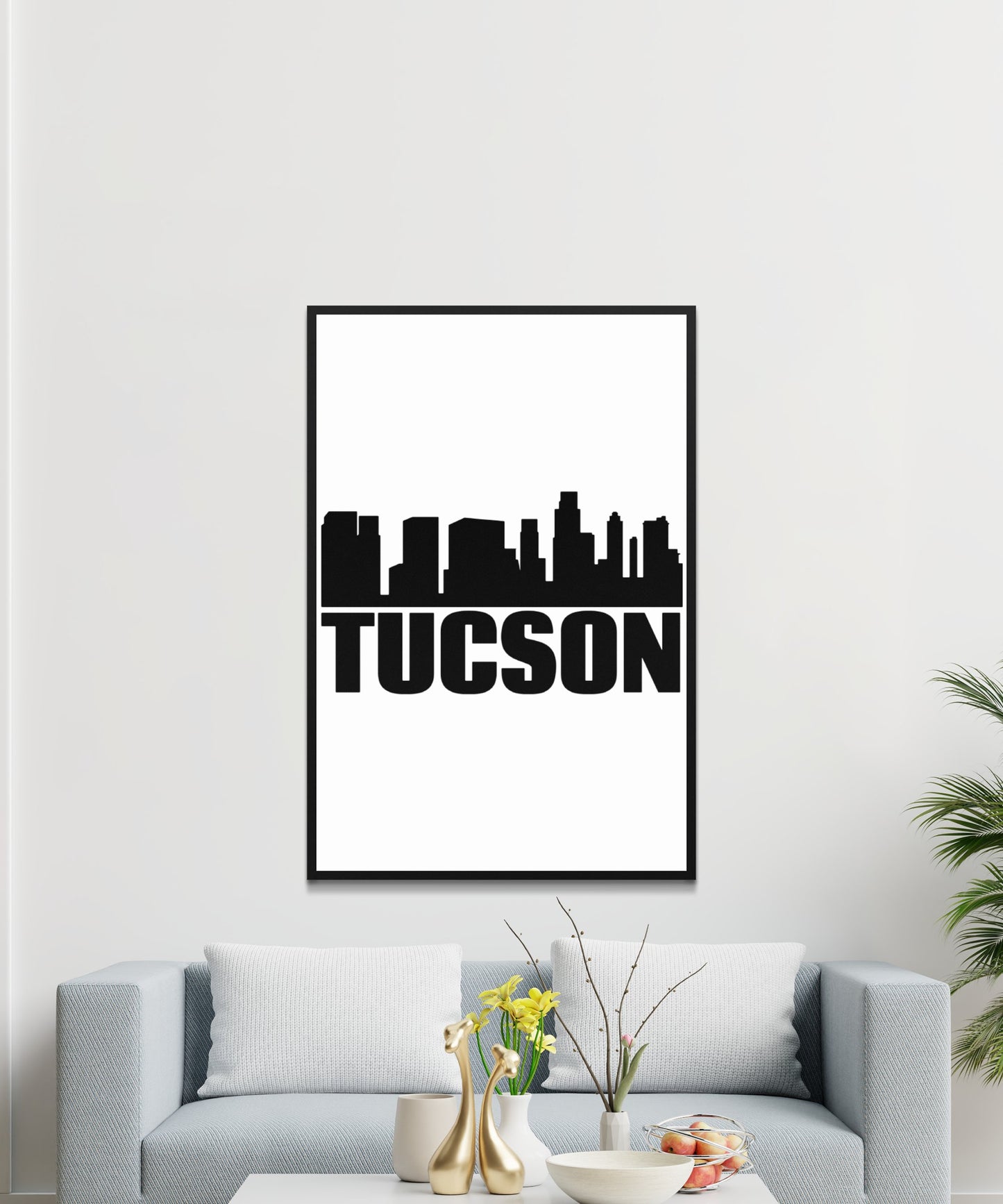 Tucson Skyline Poster - Matte Paper