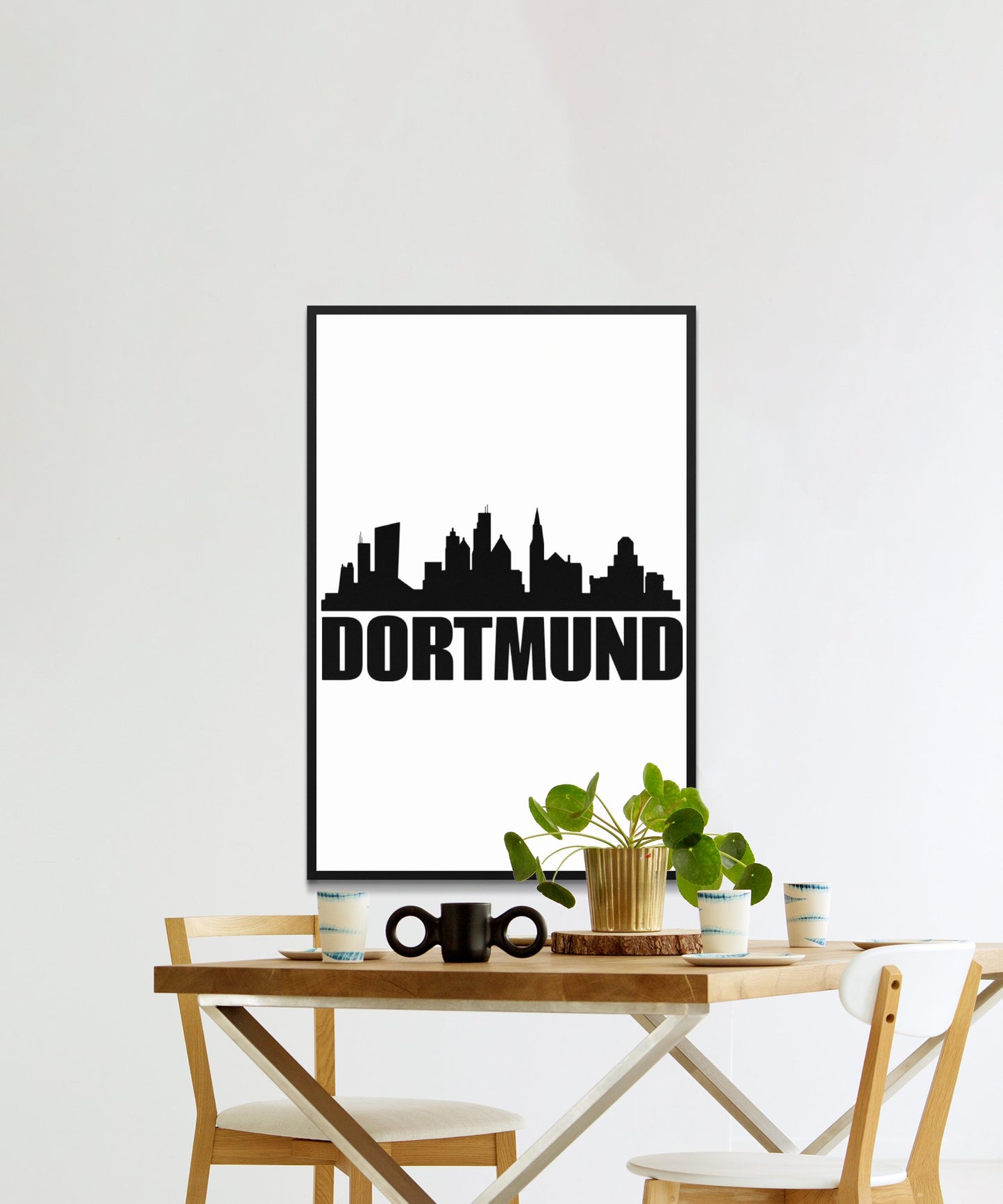 Dortmund Skyline Poster - Matte Paper
