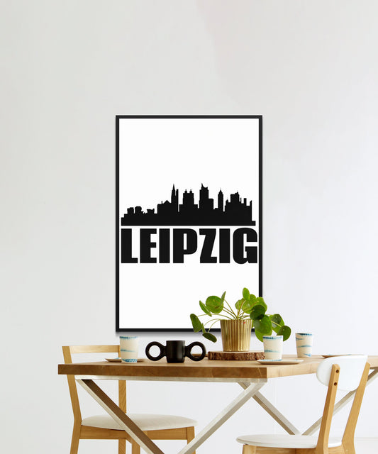 Leipzig Skyline Poster - Matte Paper