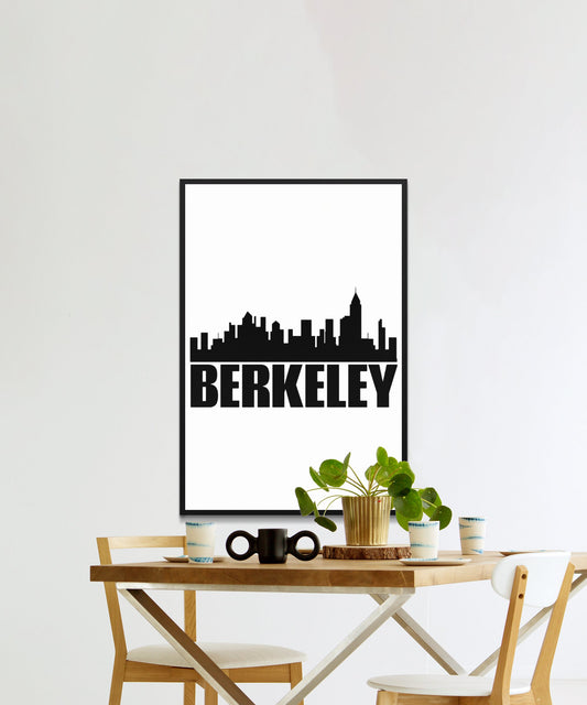 Berkeley Skyline Poster - Matte Paper