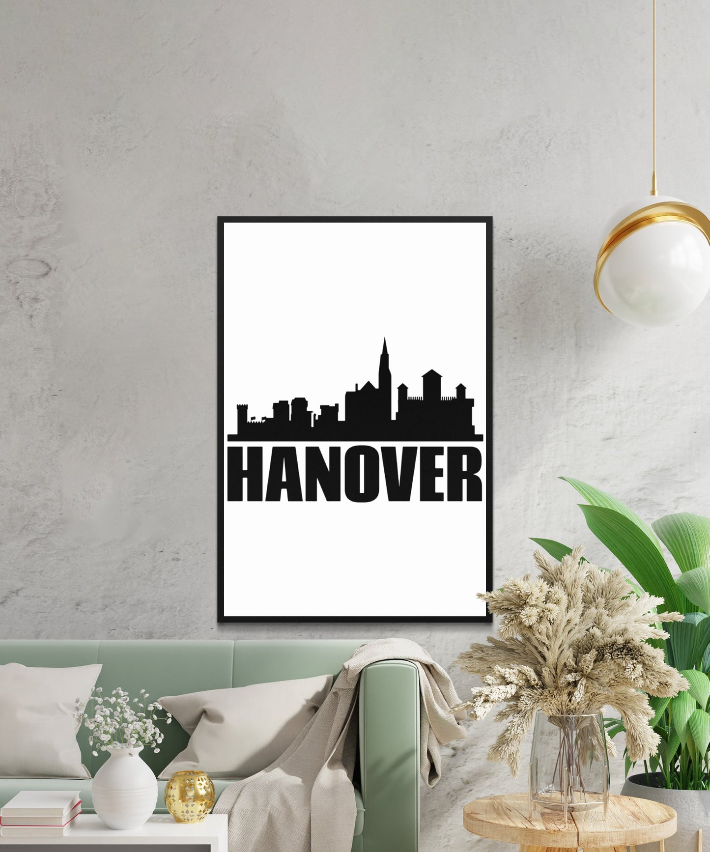 Hanover Skyline Poster - Matte Paper
