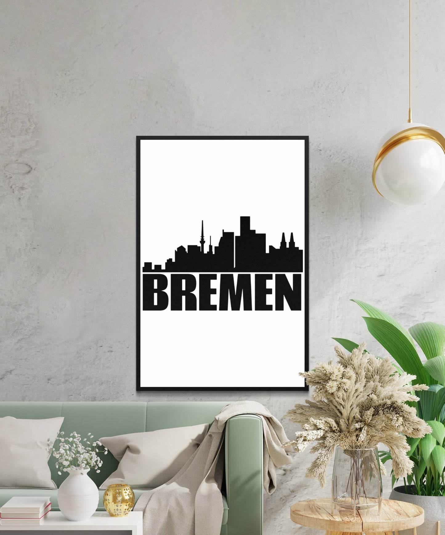 Bremen Skyline Poster - Matte Paper
