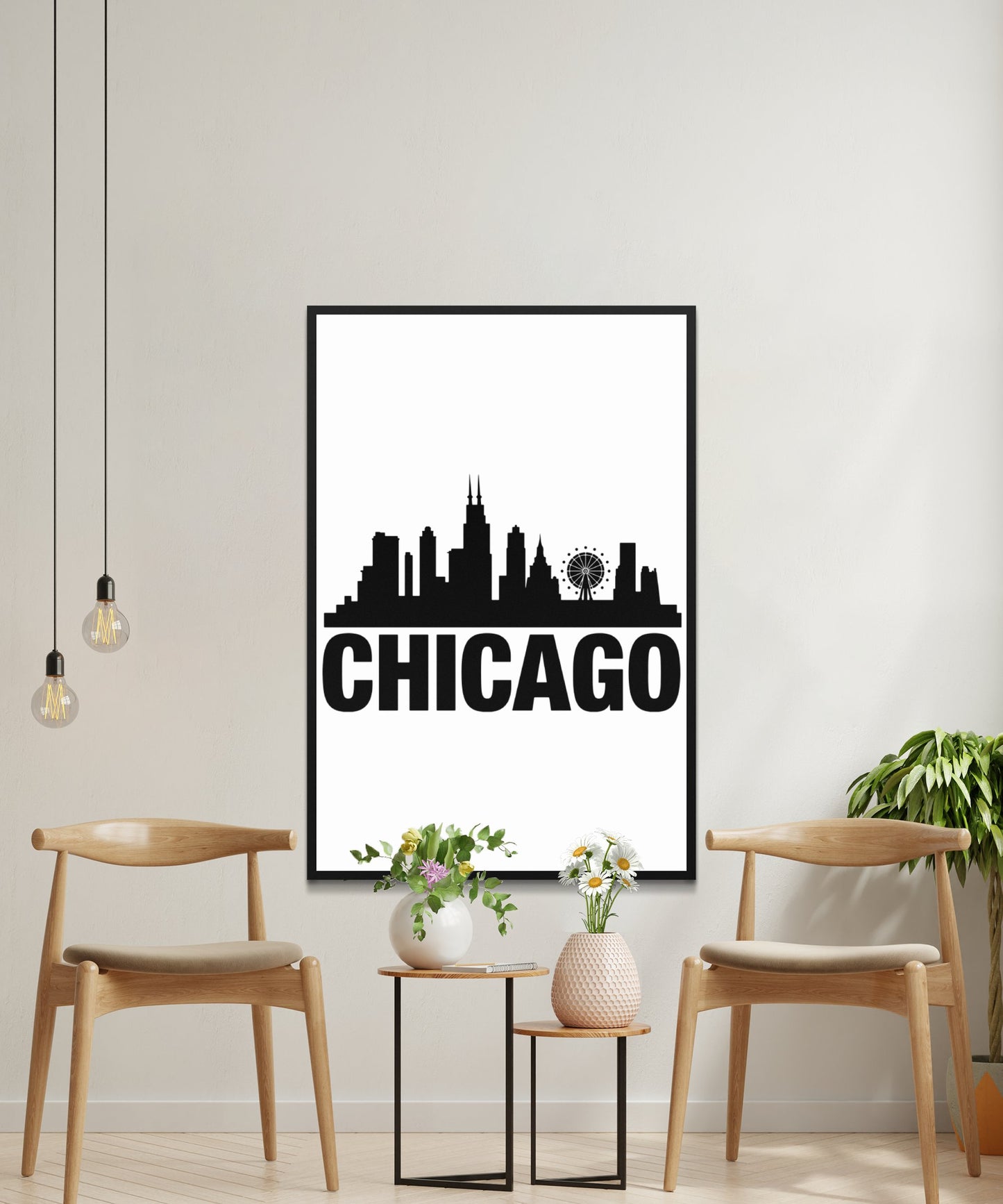 Chicago Skyline Poster - Matte Paper