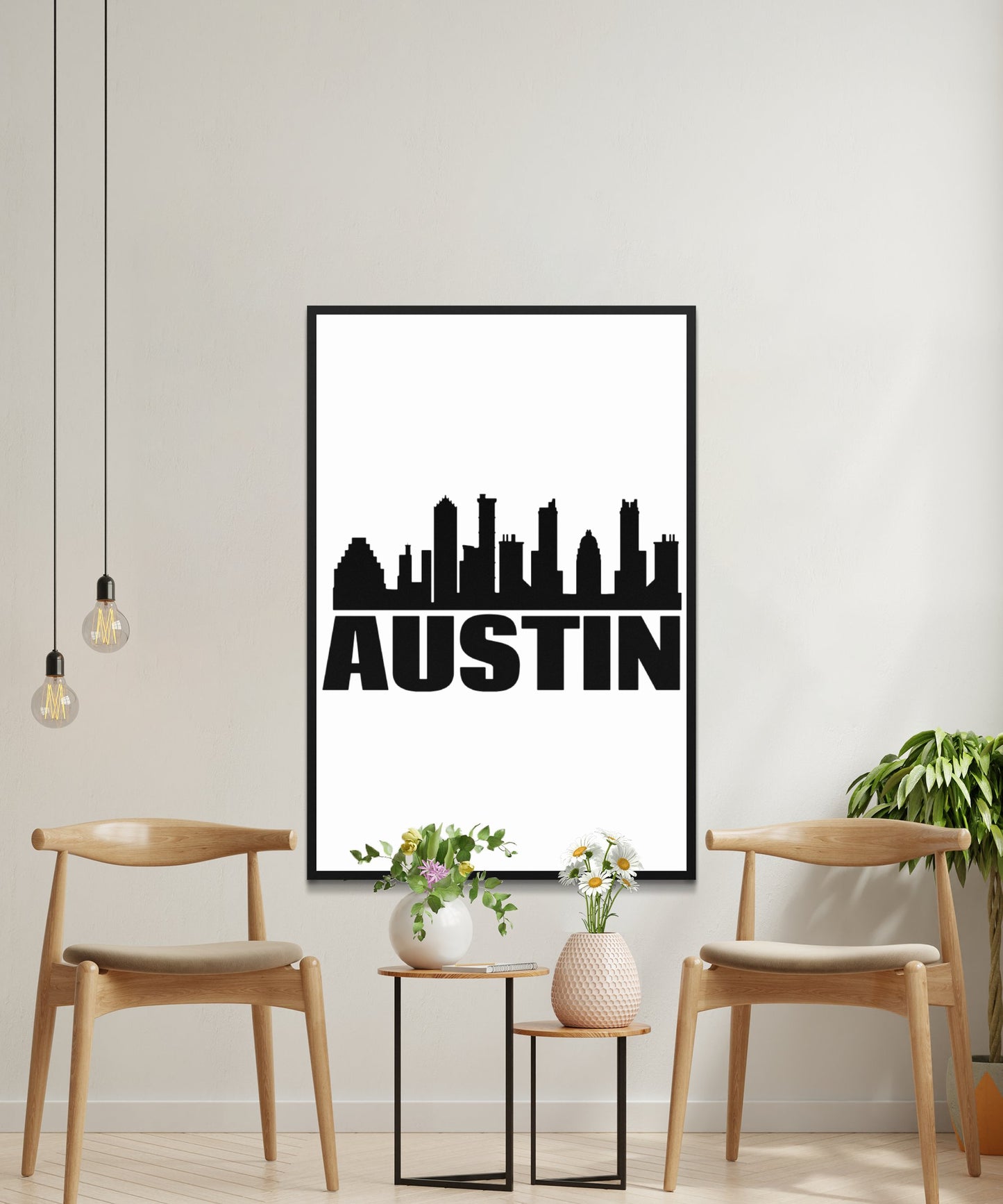 Austin Skyline Poster - Matte Paper