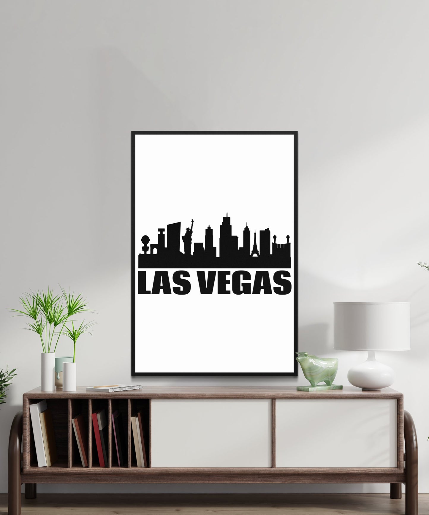Las Vegas Skyline Poster - Matte Paper