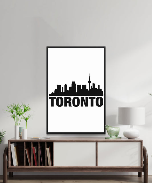 Toronto Skyline Poster - Matte Paper