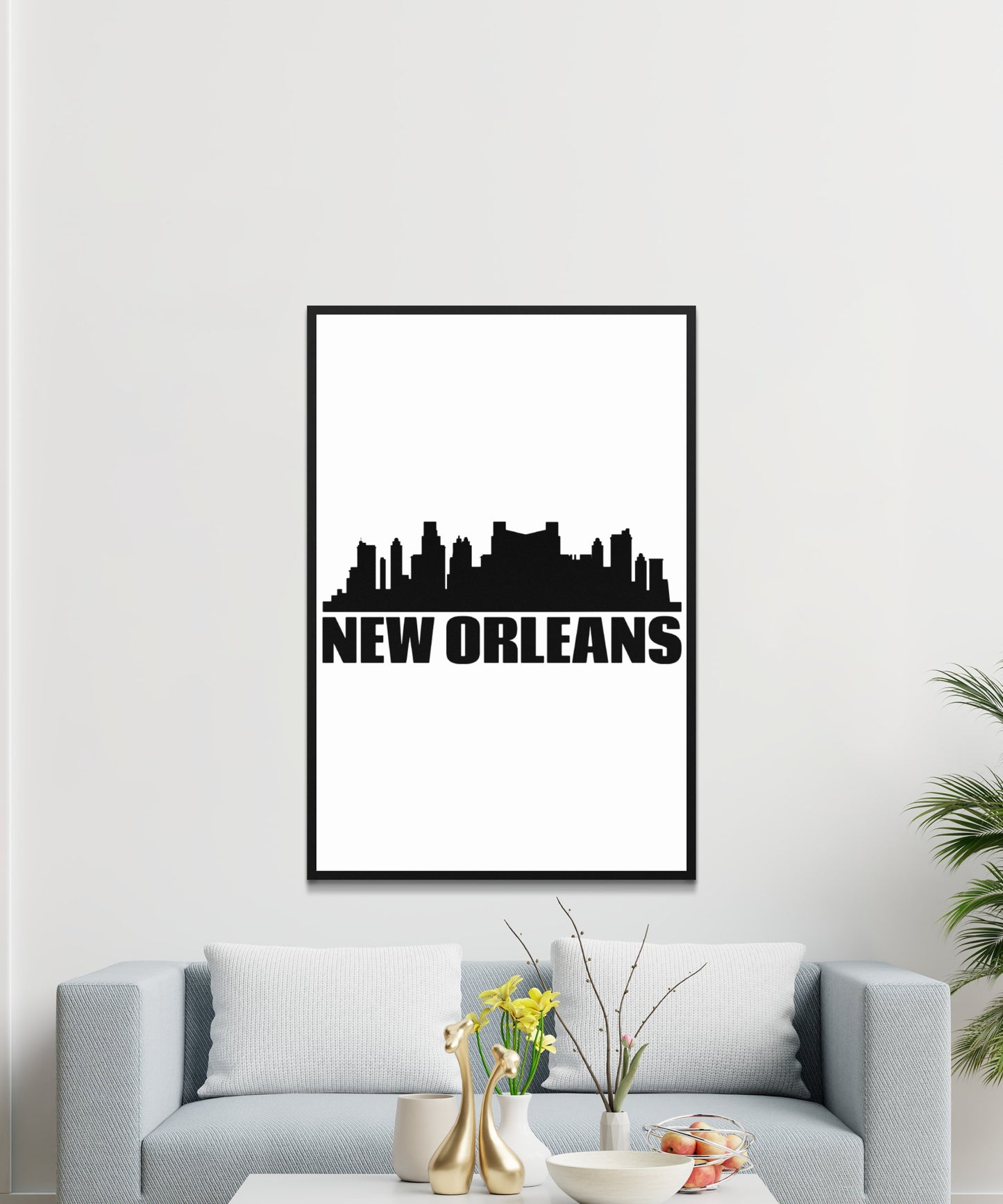 New Orleans Skyline Poster - Matte Paper