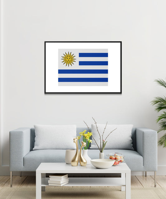 Uruguay Flag Poster - Matte Paper
