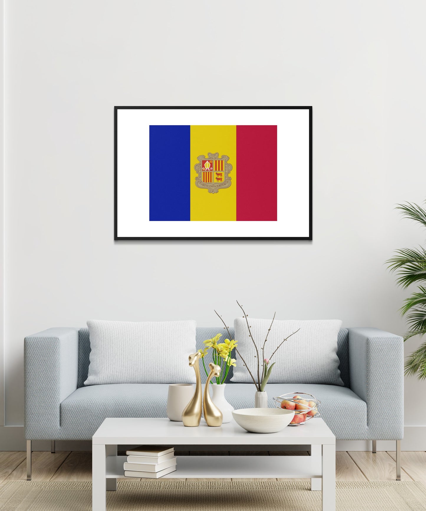 Andorra Flag Poster - Matte Paper