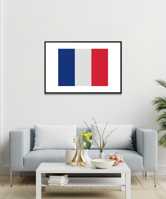 France Flag Poster - Matte Paper