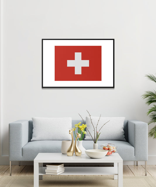 Switzerland Flag Poster - Matte Paper