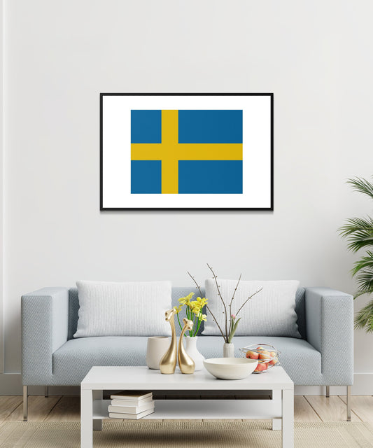 Sweden Flag Poster - Matte Paper