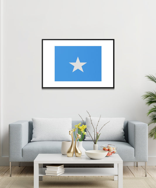 Somalia Flag Poster - Matte Paper