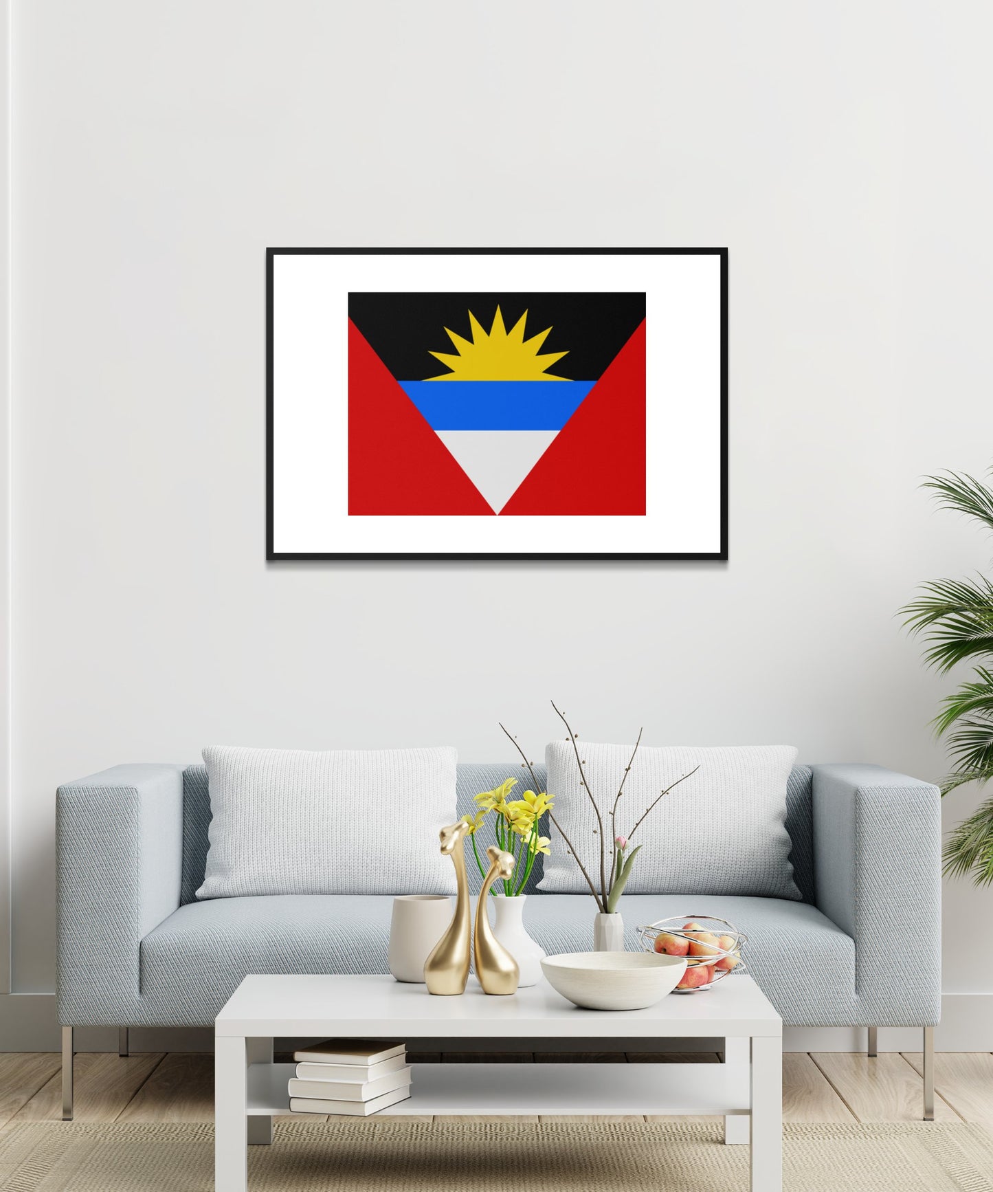 Antigua and Barbuda Flag Poster - Matte Paper