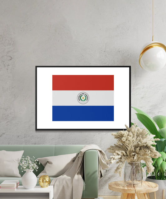 Paraguay Flag Poster - Matte Paper