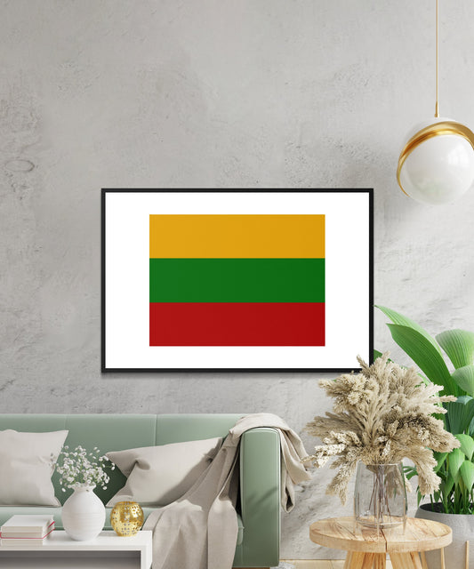 Lithuania Flag Poster - Matte Paper
