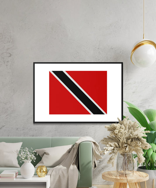 Trinidad and Tobago Flag Poster - Matte Paper