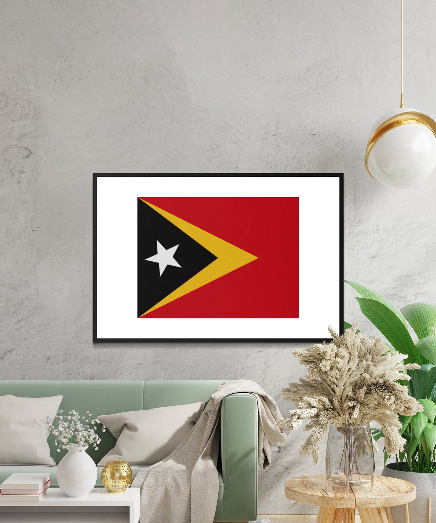 East Timor Flag Poster - Matte Paper