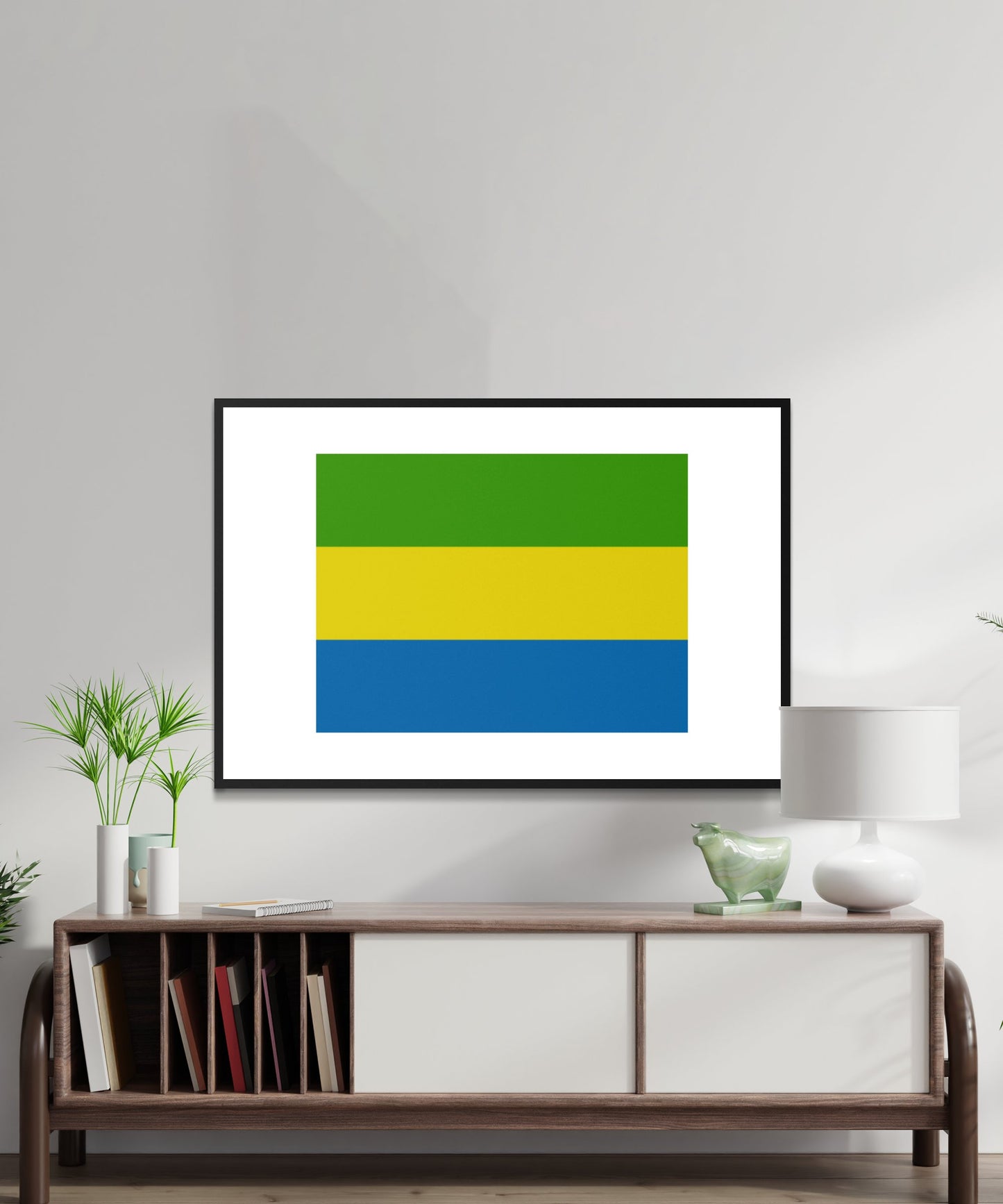 Gabon Flag Poster - Matte Paper