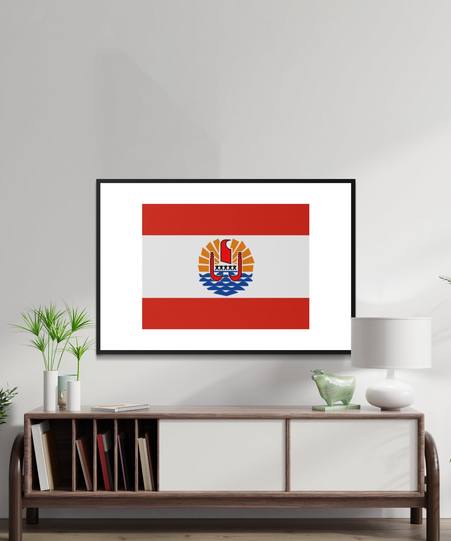 French Polynesia Flag Poster - Matte Paper