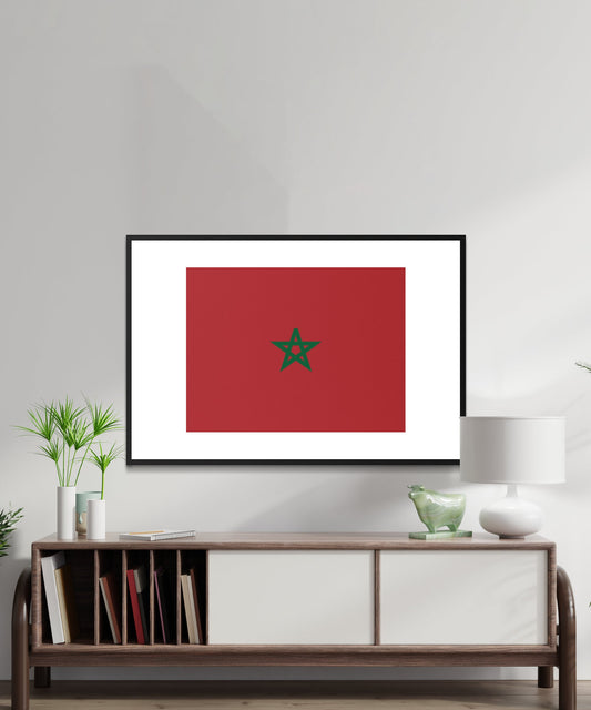 Morocco Flag Poster - Matte Paper