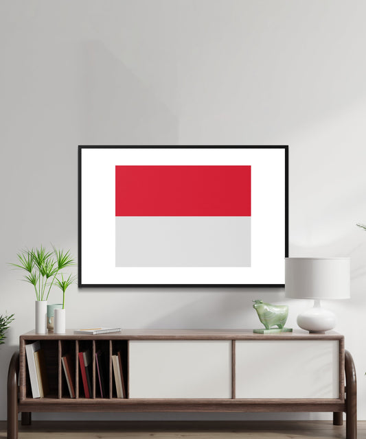 Indonesia Flag Poster - Matte Paper
