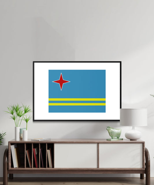 Aruba Flag Poster - Matte Paper