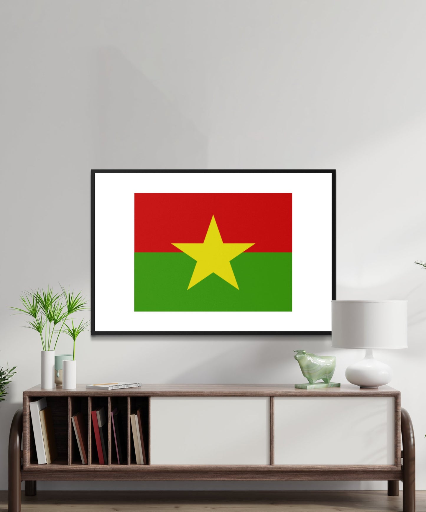 Burkina Faso Flag Poster - Matte Paper