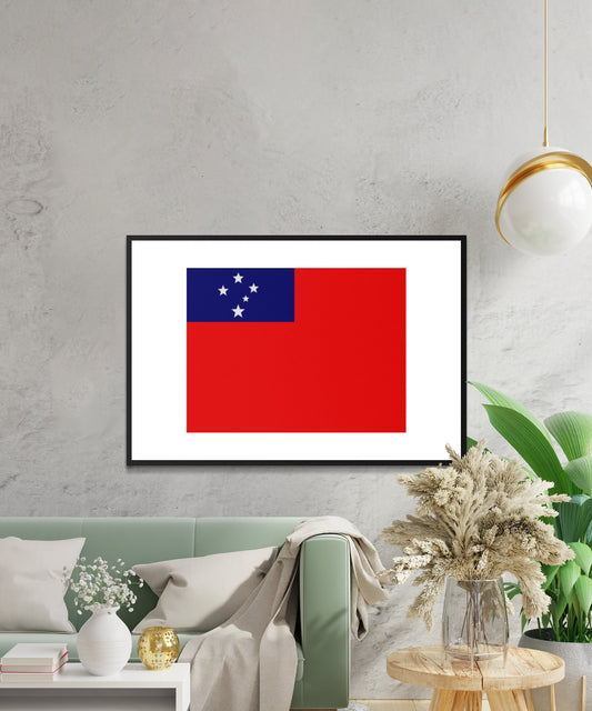 Samoa Flag Poster - Matte Paper