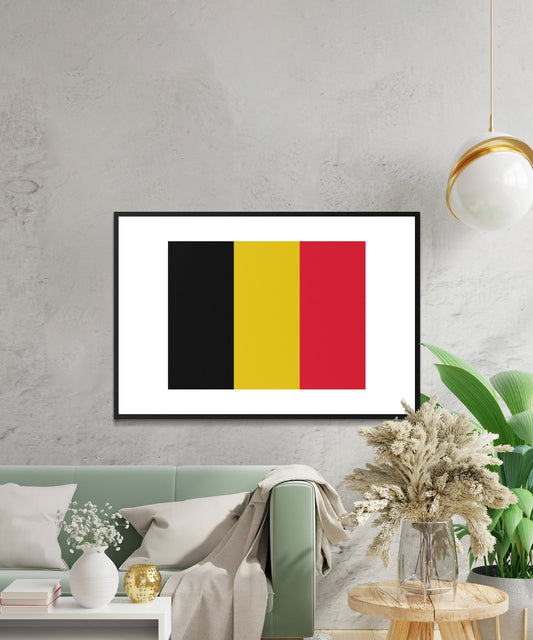 Belgium Flag Poster - Matte Paper