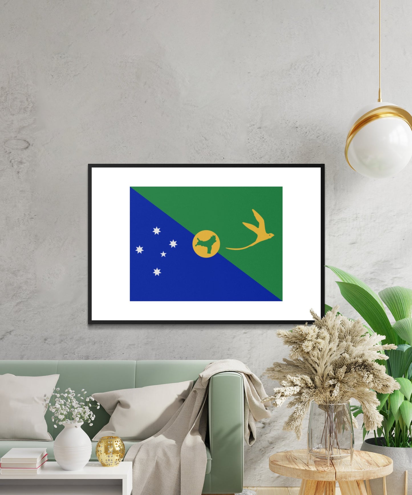 Christmas Island Flag Poster - Matte Paper