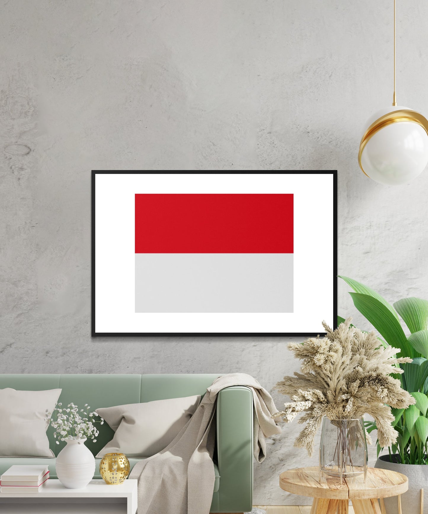 Indonesia Flag Poster - Matte Paper