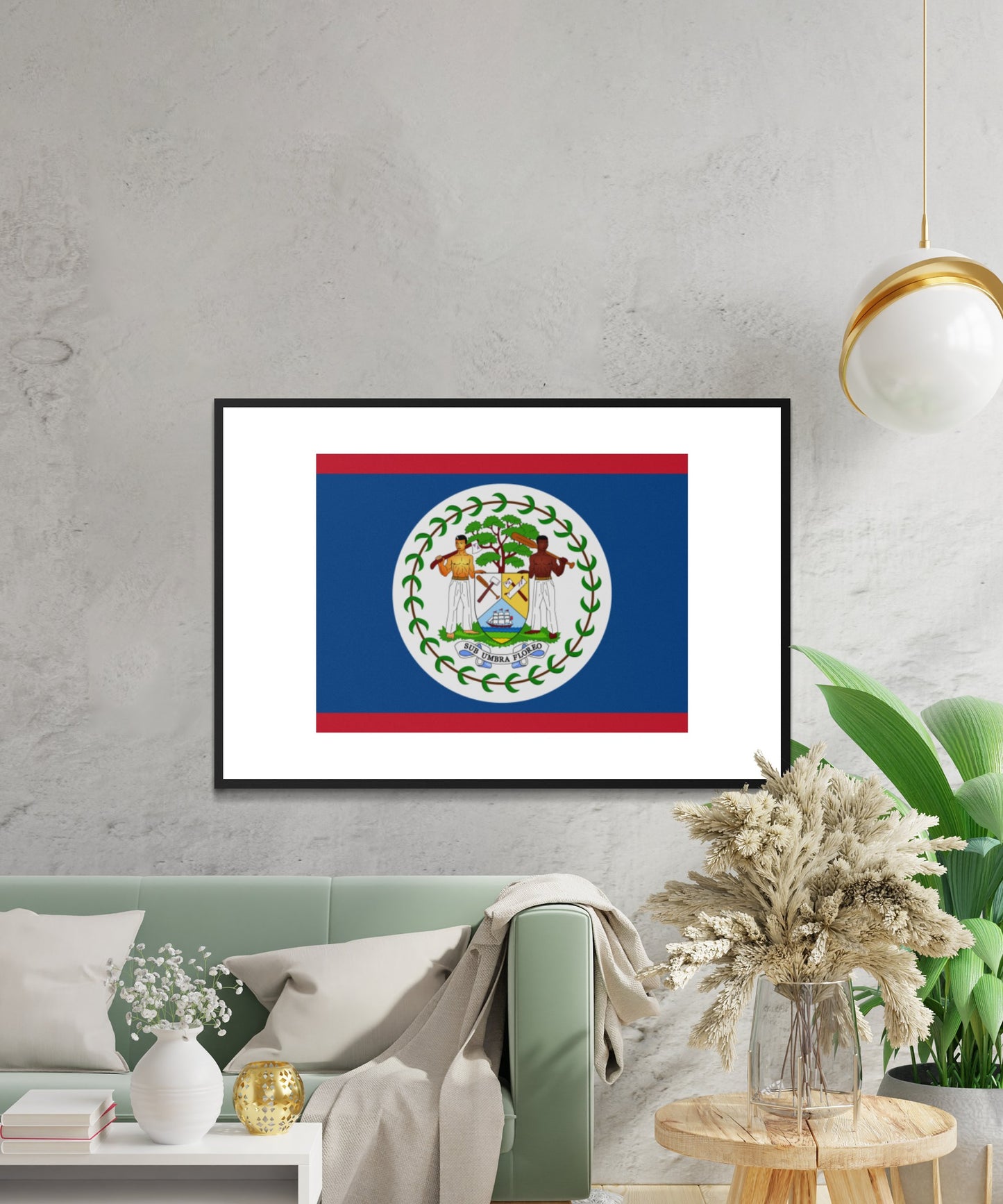 Belize Flag Poster - Matte Paper