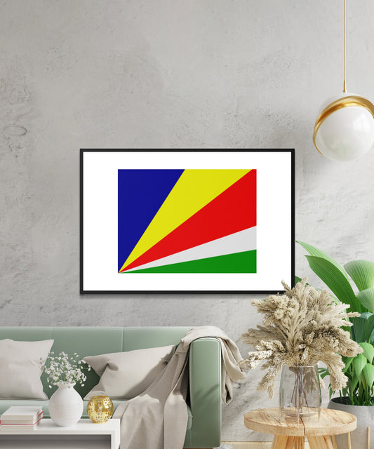 Seychelles Flag Poster - Matte Paper