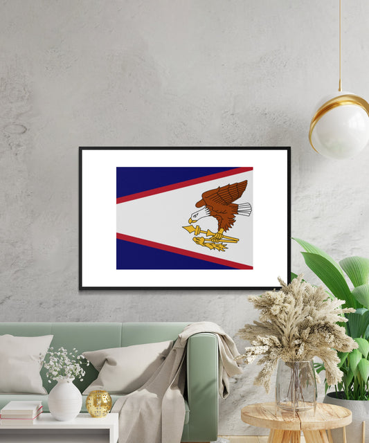 American Samoa Flag Poster - Matte Paper